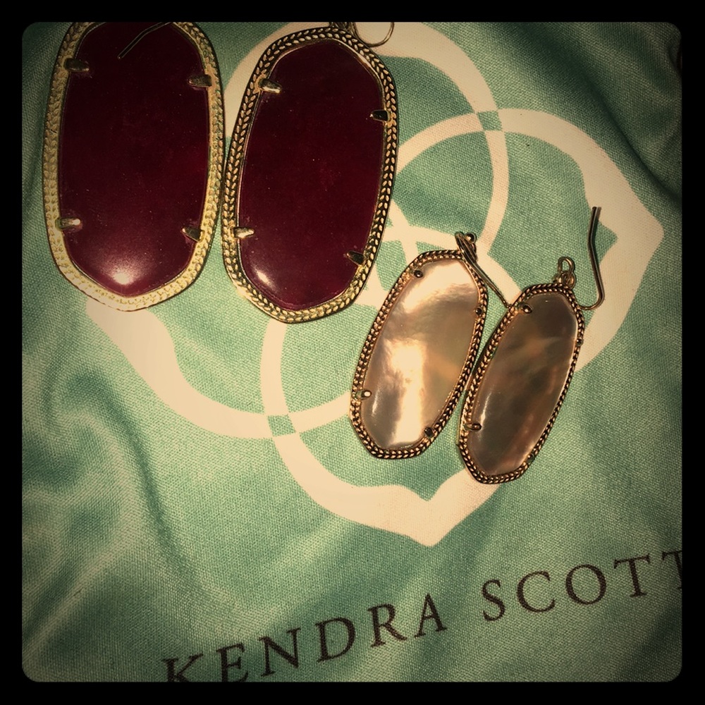 Two pair of Kendra Scott earrings